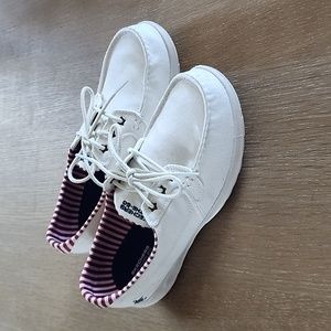 Skechers Women's GOwalk Lite Celebrate Boat Shoe (White) - Size 10